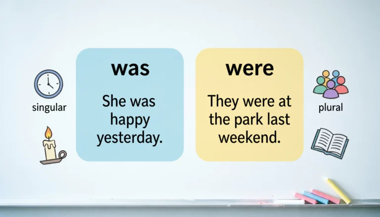 Past Tense of “Be”
