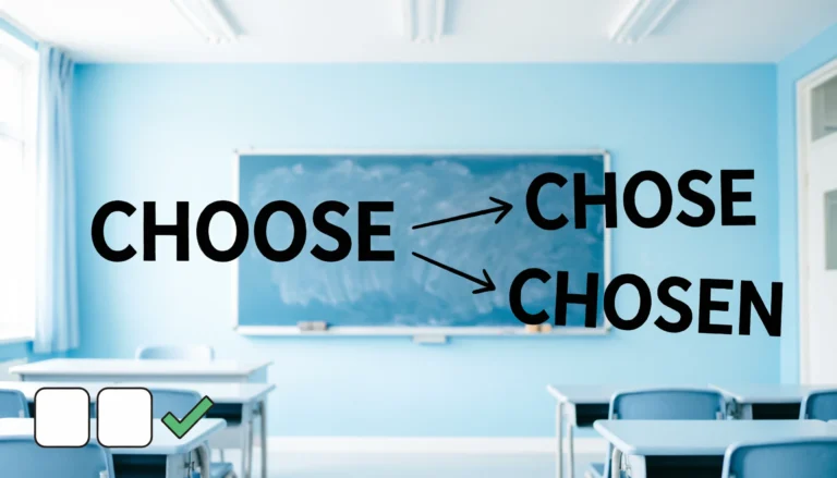 Choose' Past Tense