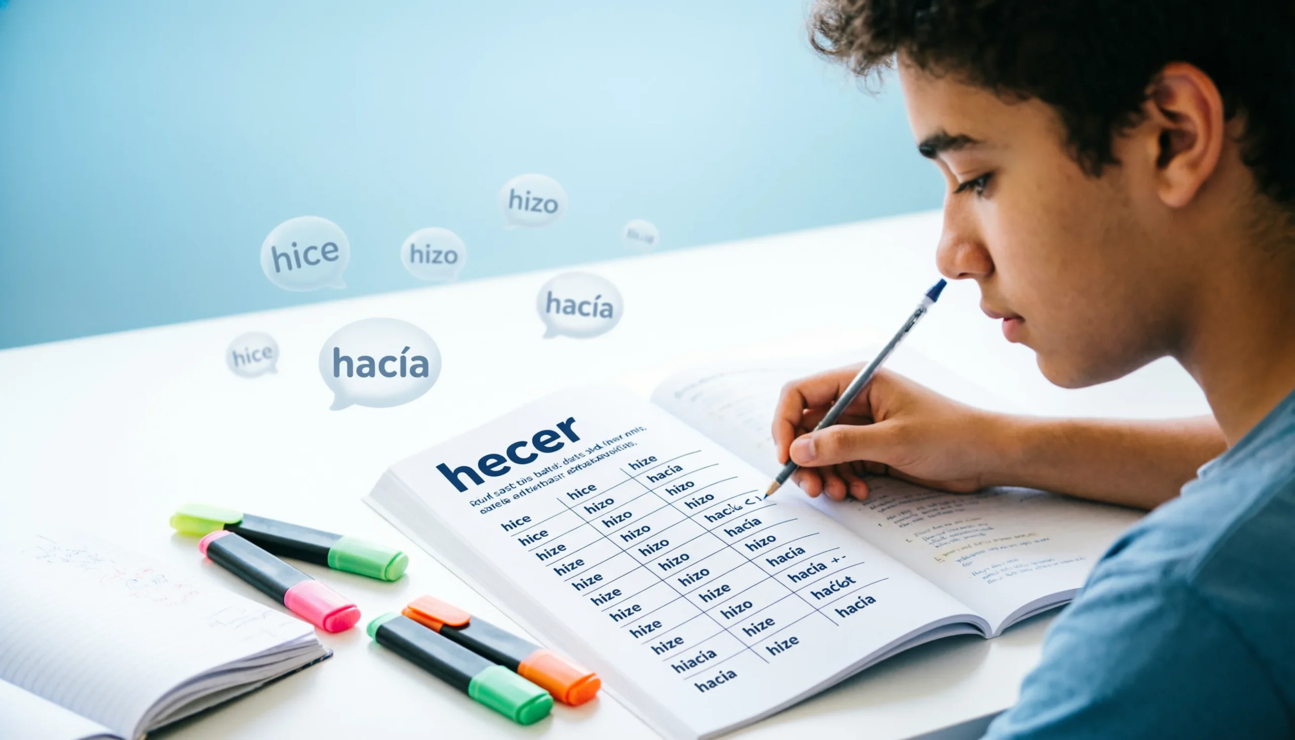 Hacer in Past Tense