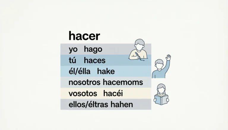 Hacer in Present Tense