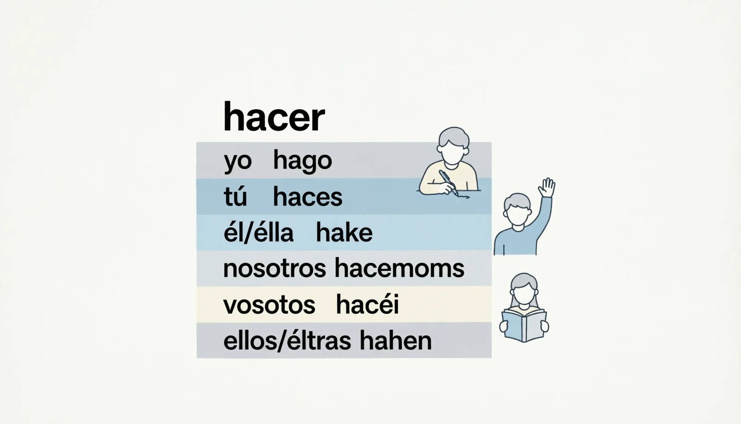 Hacer in Present Tense