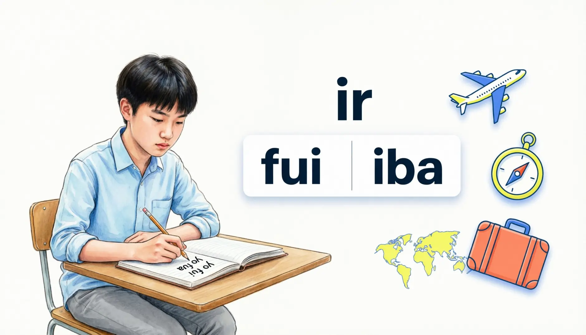 Ir” in Past Tense Easily