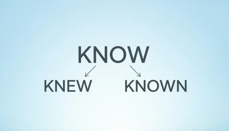 Know Past Tense