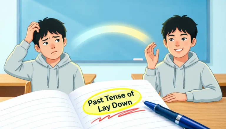 Past Tense of Lay Down