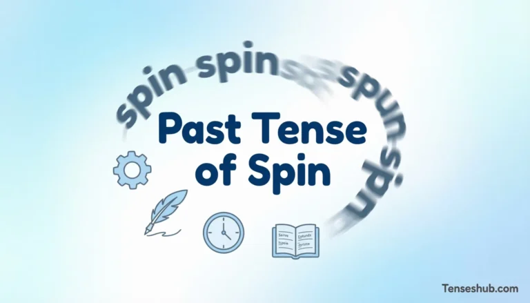 Past Tense of Spin