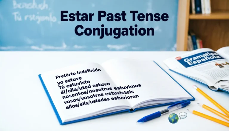 Estar Past Tense Conjugation