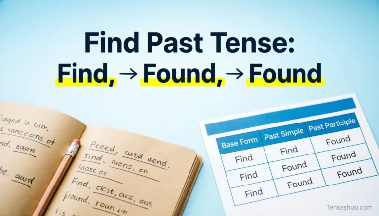 Find Past Tense
