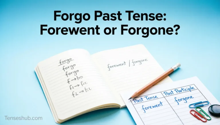 Forgo Past Tense