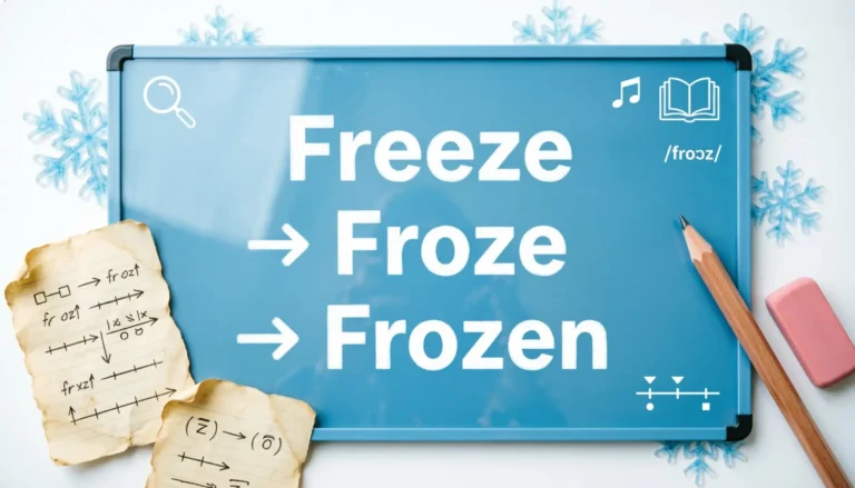 Freeze Past Tense