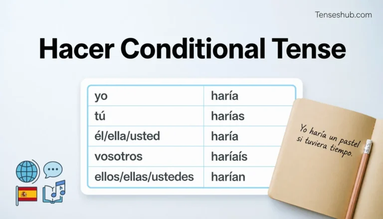 Hacer Conditional Tense