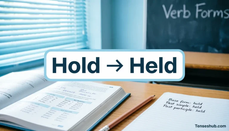 Hold Past Tense