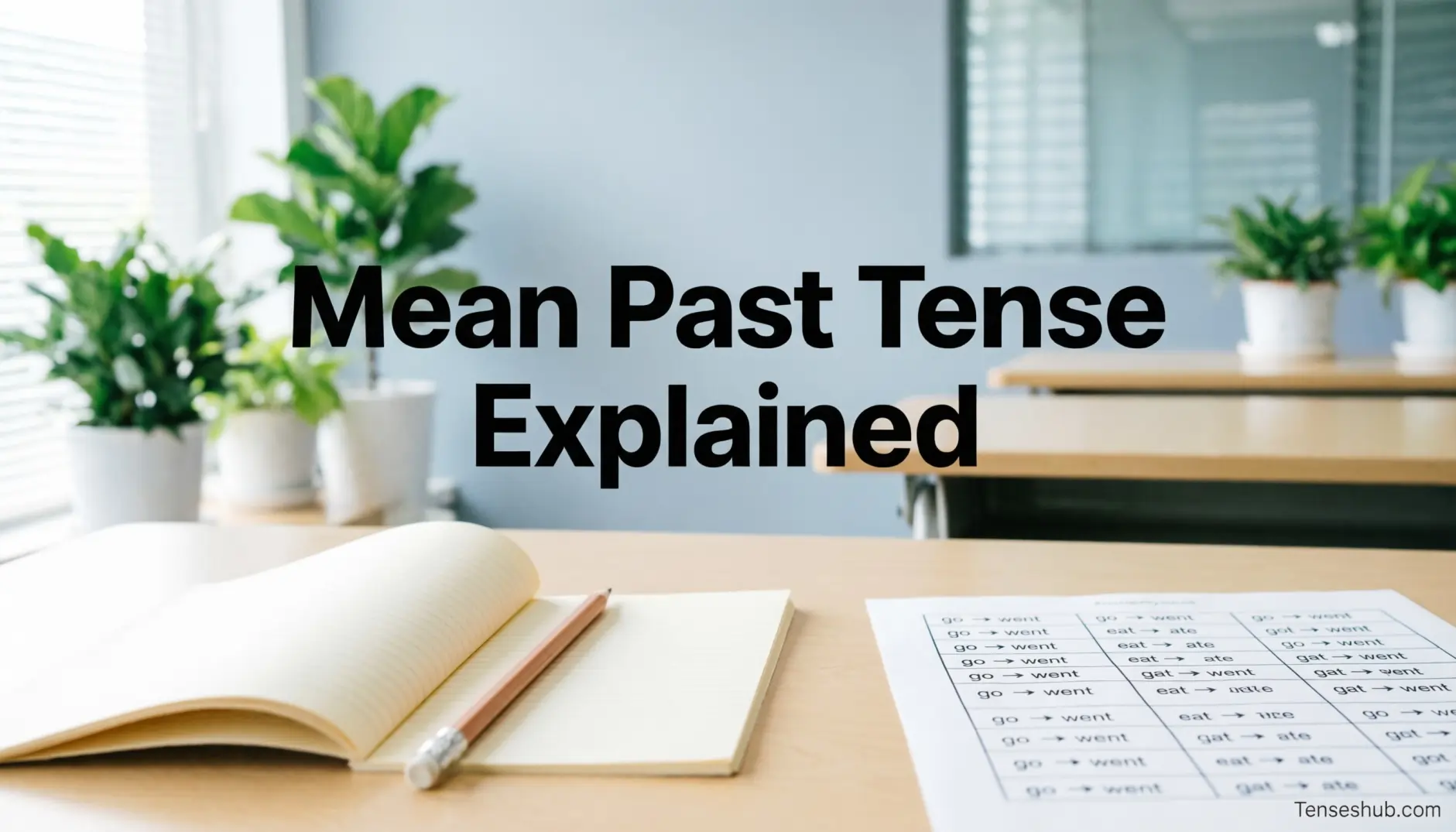 Mean Past Tense