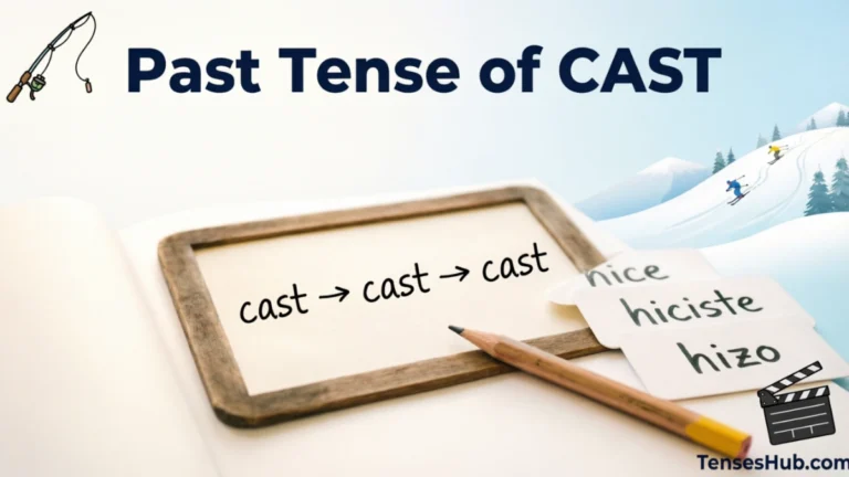 past tense of cast