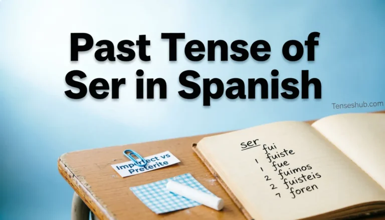 Past Tense of Ser