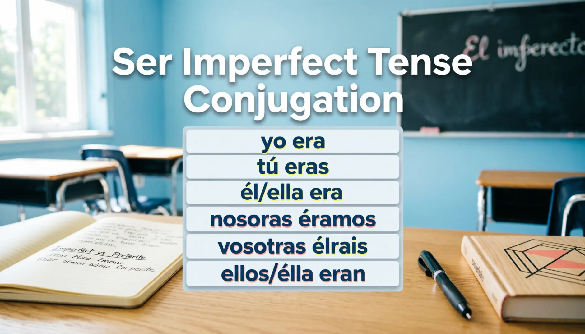 Ser Imperfect Tense Conjugation
