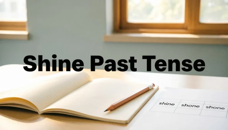 Shine Past Tense