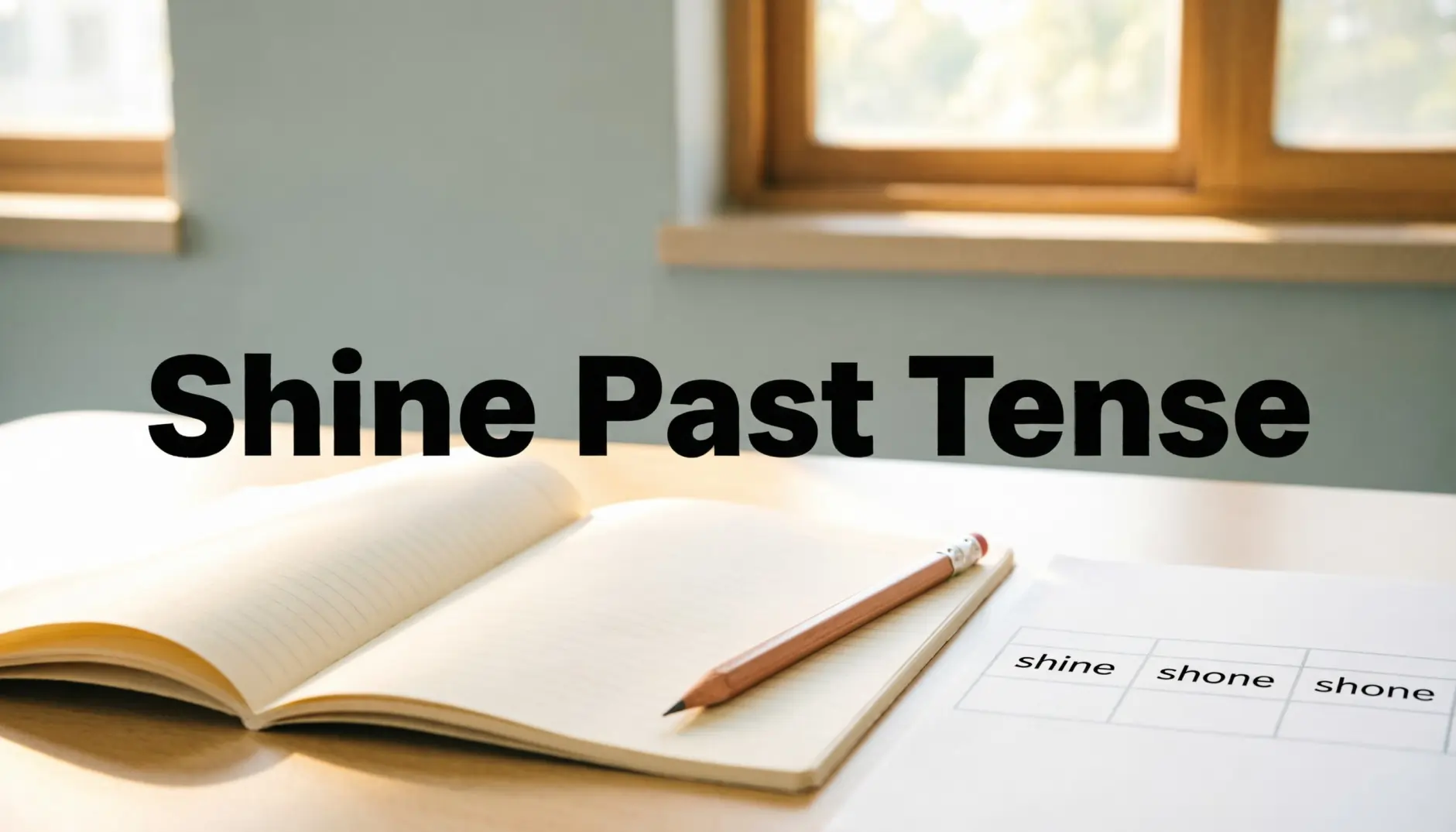Shine Past Tense