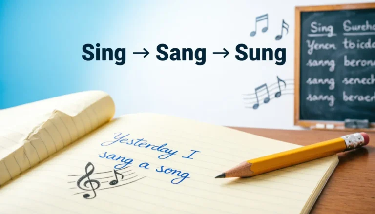 Sing Past Tense