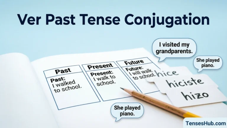ver past tense conjugation
