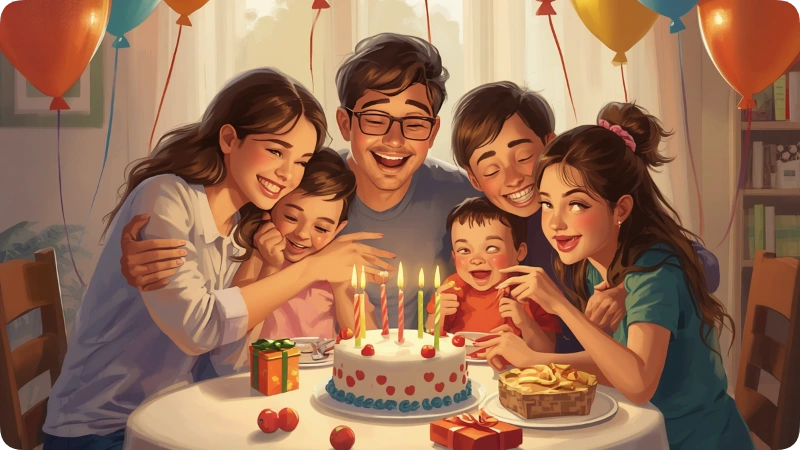 What to Say to a Family Member on Their Birthday