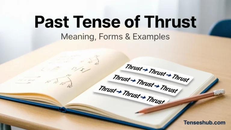 Past Tense of Thrust
