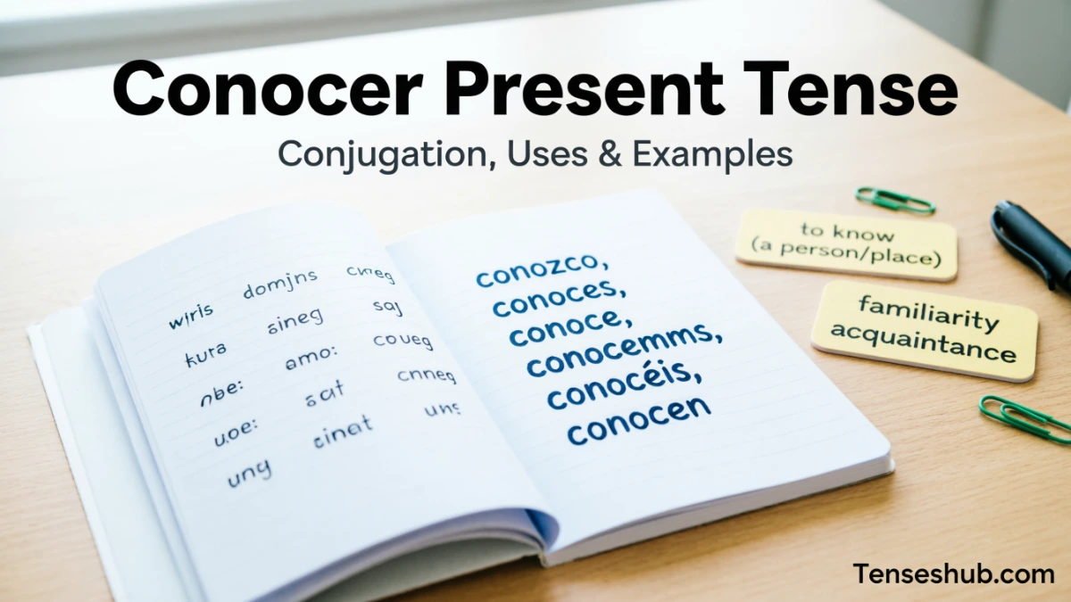 Conocer Present Tense