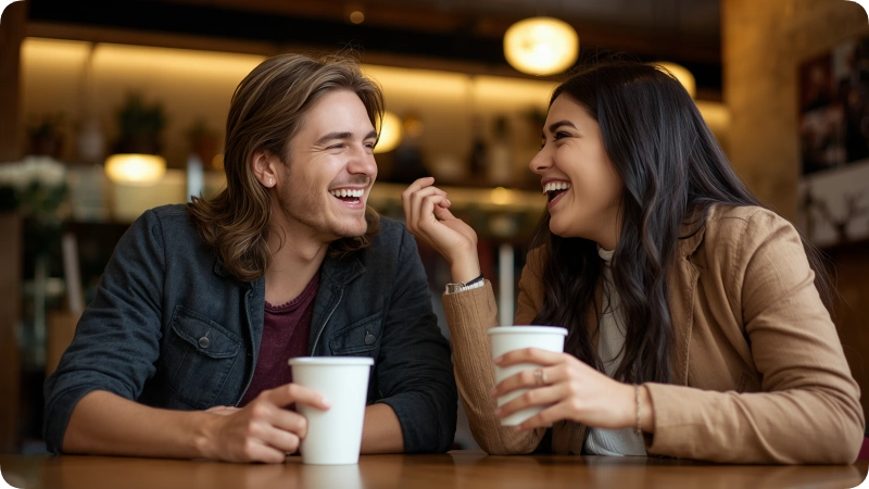 Flirty conversation