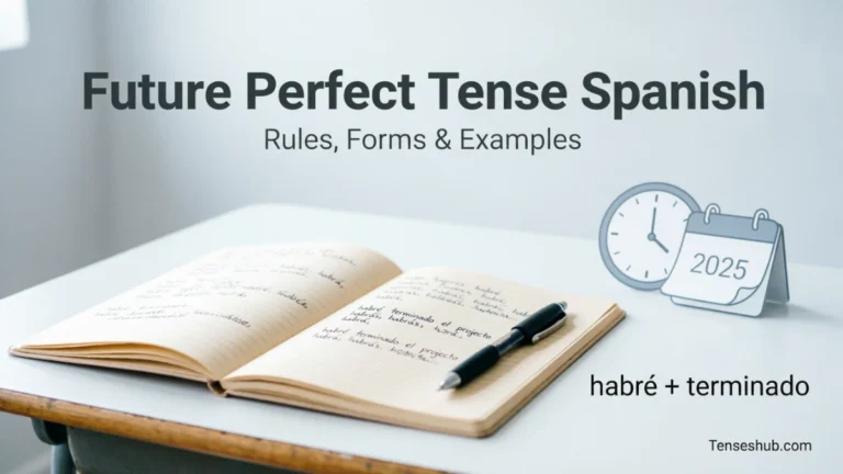 Future Perfect Tense Spanish