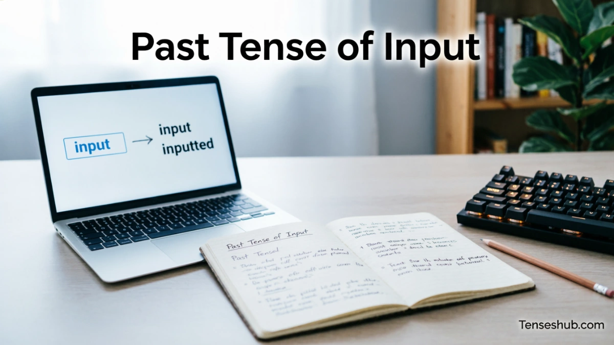 Past Tense of Input