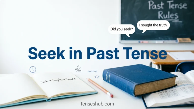 Seek in Past Tense
