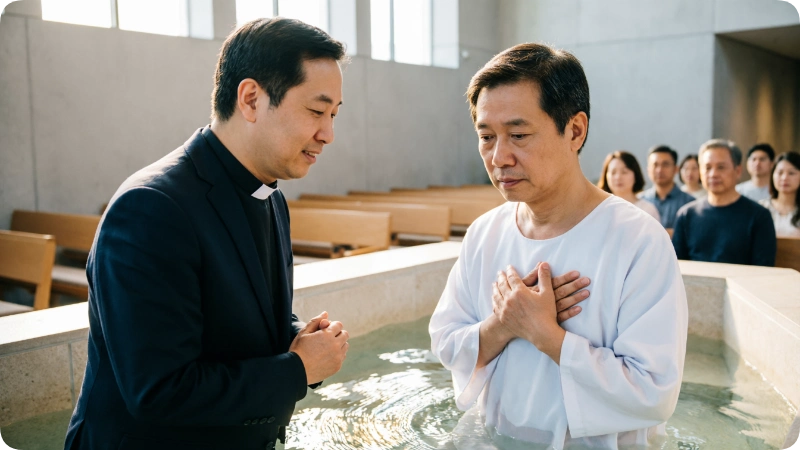 simple baptism script