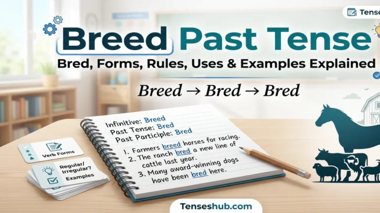 Breed Past Tense
