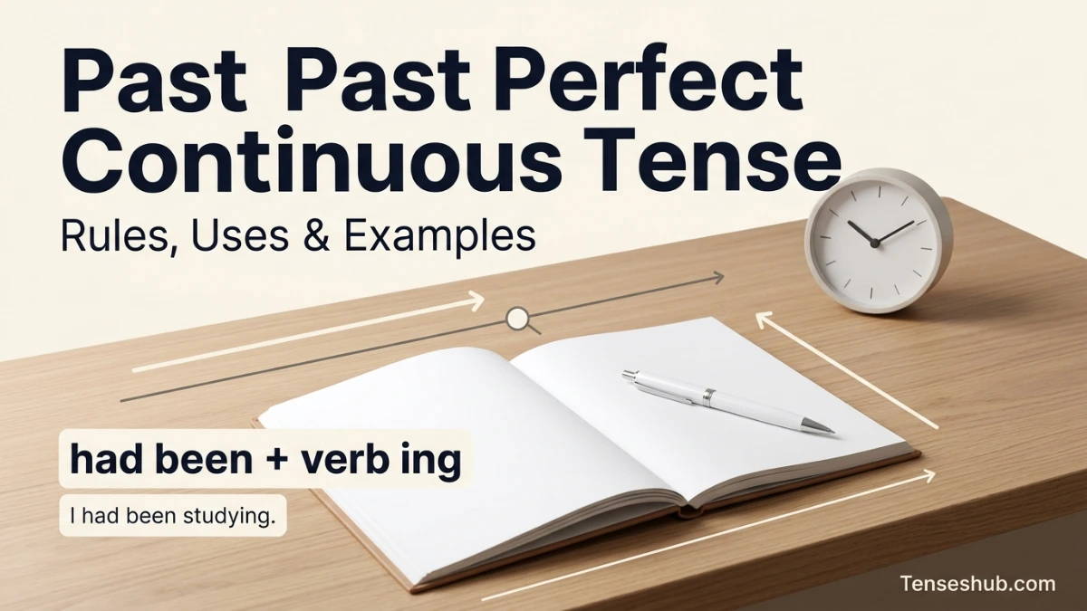Past Perfect Continuous Tense