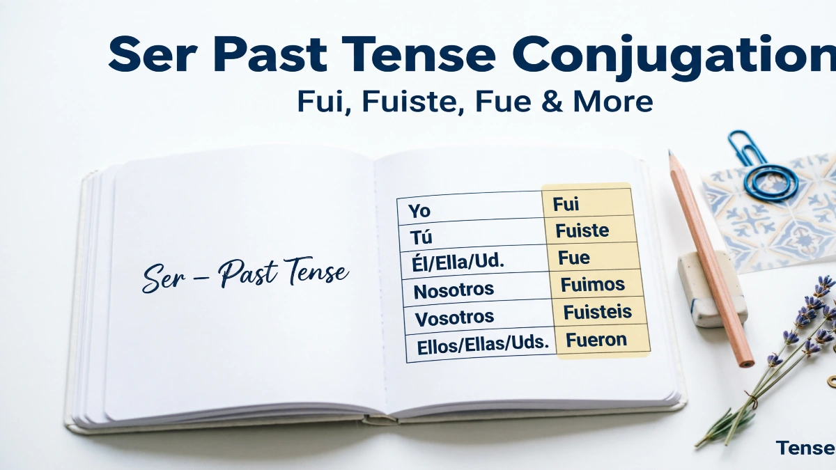 Ser Past Tense Conjugation