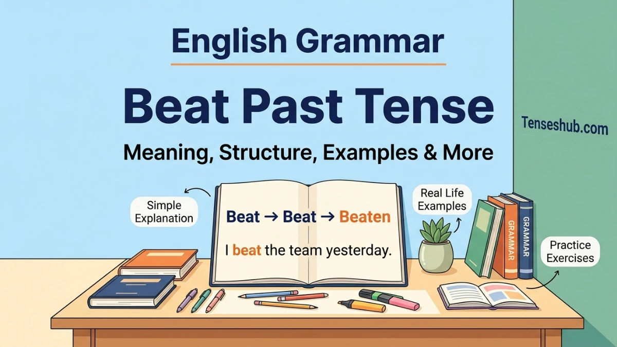 Past Tense of Beat: Conjugation, Uses & Example Sentences 2026