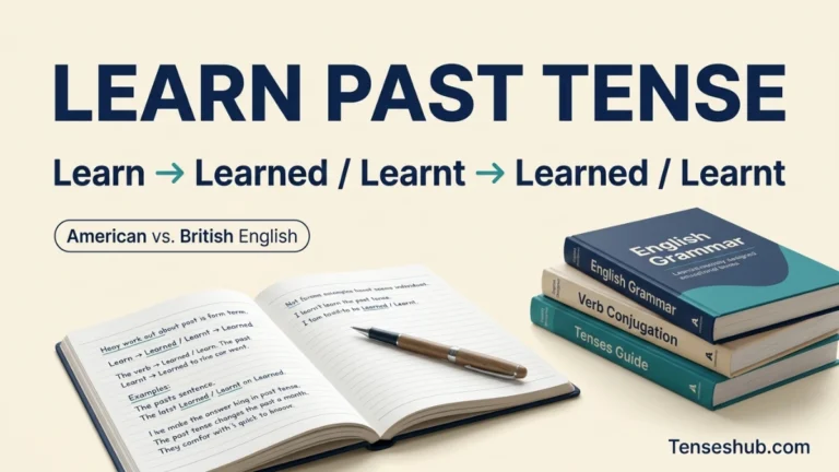 Learn Past Tense