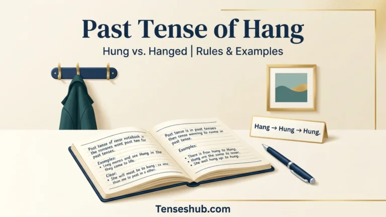 Past Tense of Hang
