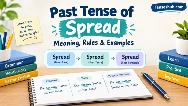 Past Tense of Spread