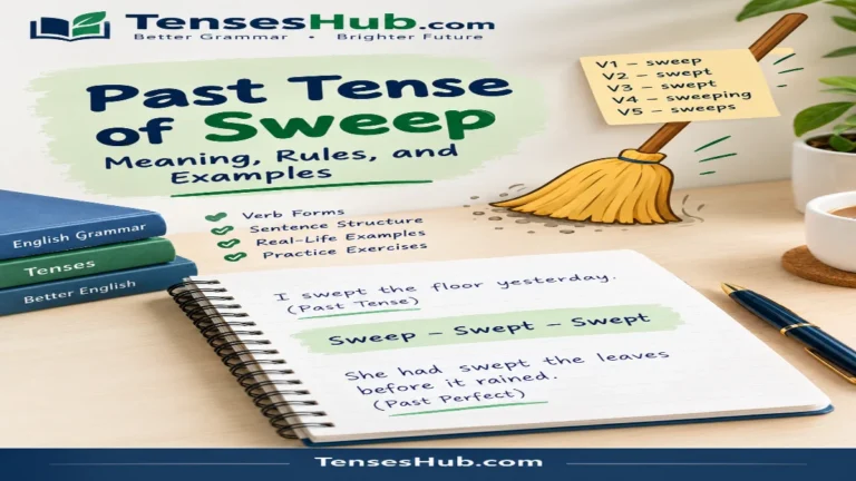 Past Tense of Sweep